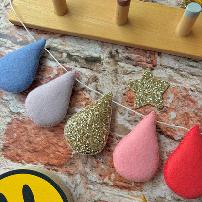 Sample Sale- Happy Colours Droplet Garland