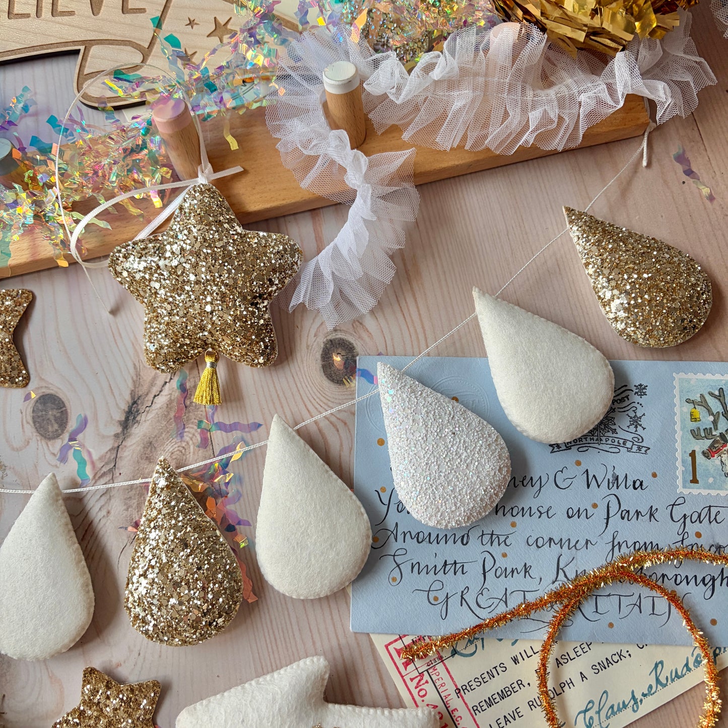 Stardust Droplet Garland