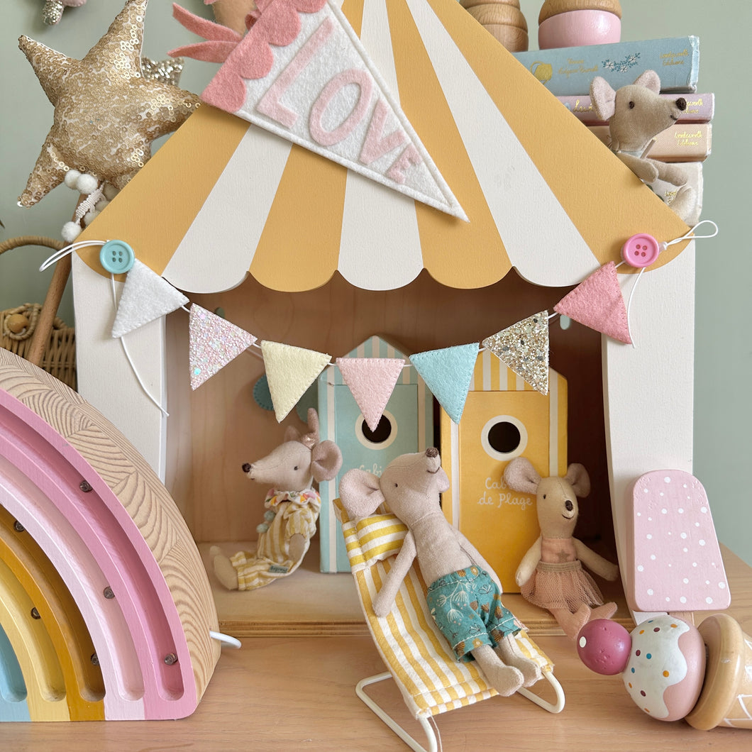 Dinky Bunting Garland - in your choice of colours