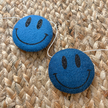 Sample Sale - Smiley Garland in Yellows and Blues