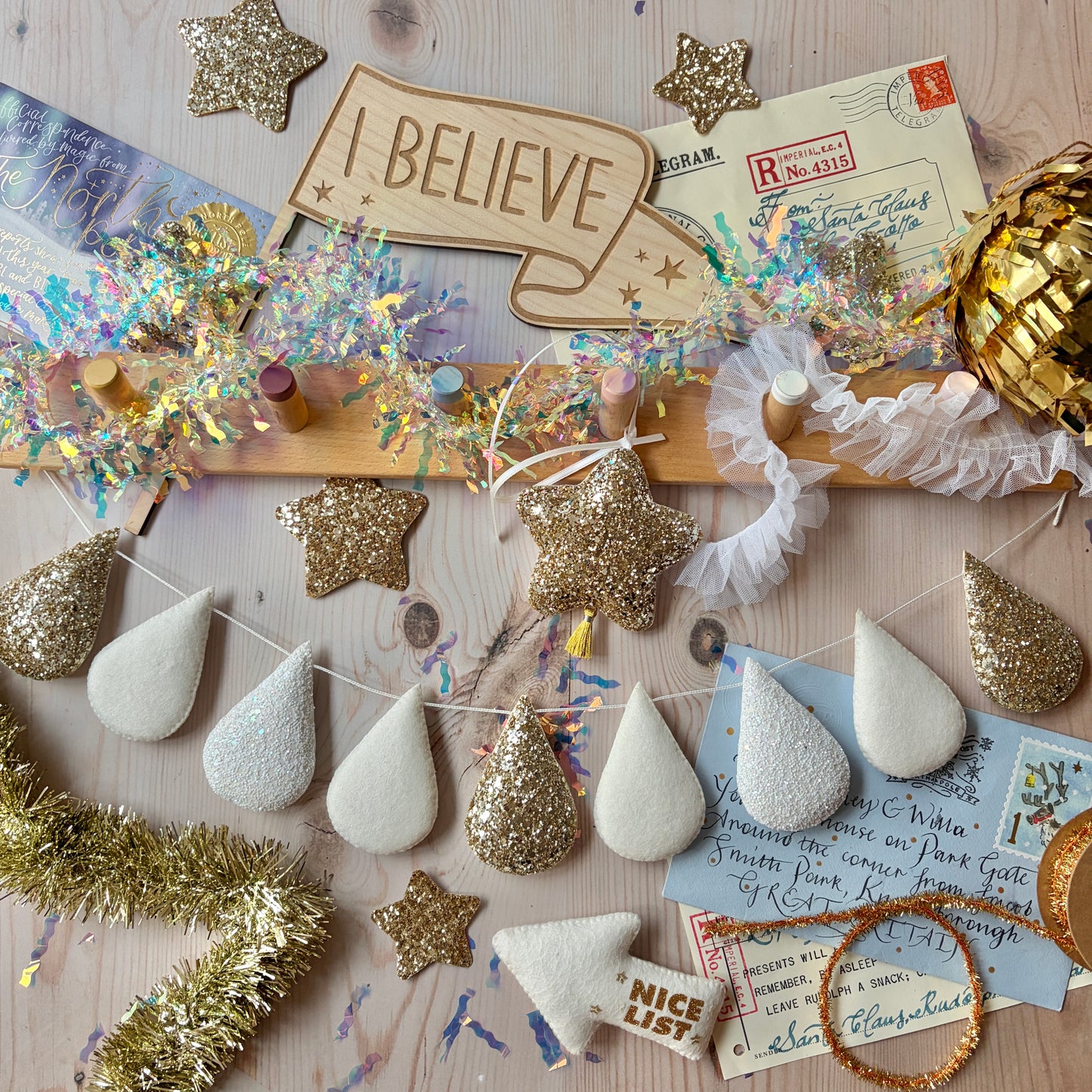 Stardust Droplet Garland