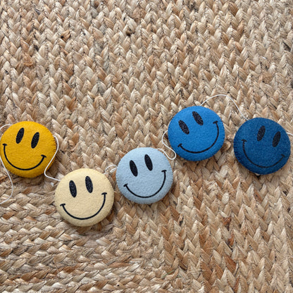 Sample Sale - Smiley Garland in Yellows and Blues