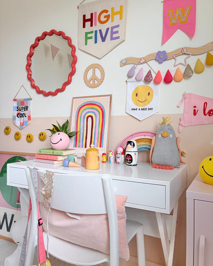 Coral Bloom Droplet Garland