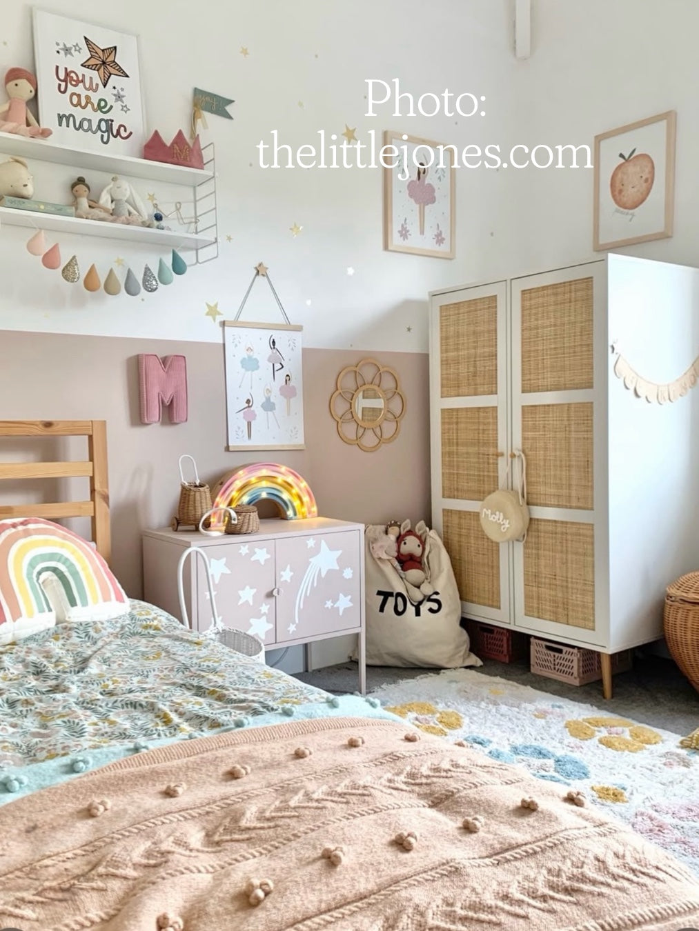 Softly Springtime Droplet garland