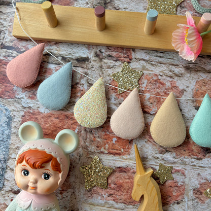 Sample Sale- Dreamy Pastels Droplet Garland