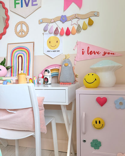 Coral Bloom Droplet Garland