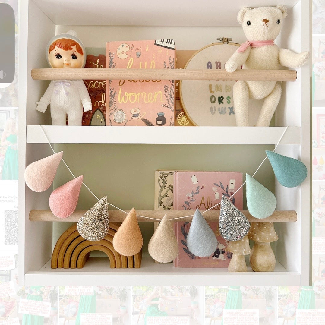 Sample Sale - Softly Springtime Droplet Garland