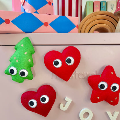 Googly Eye Festive Magnets