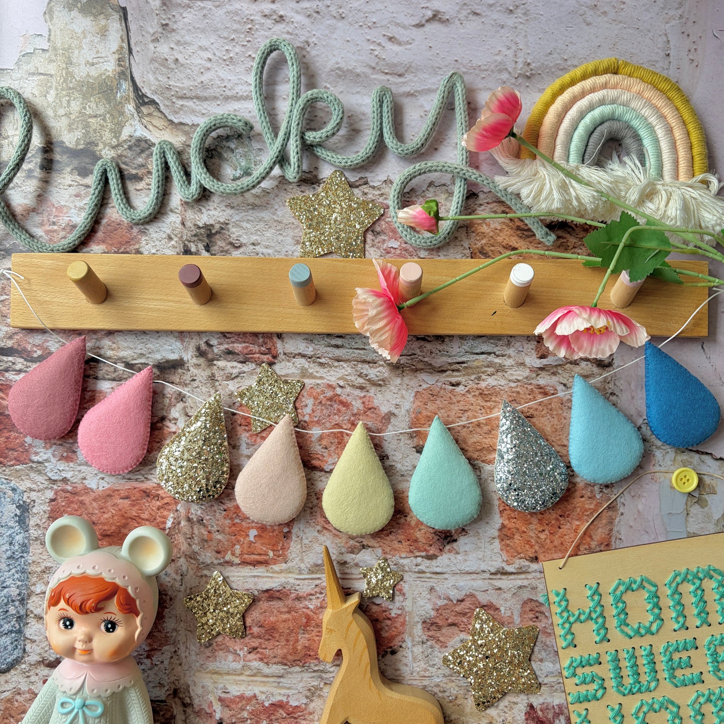 Sample Sale - Blossom Droplet Garland