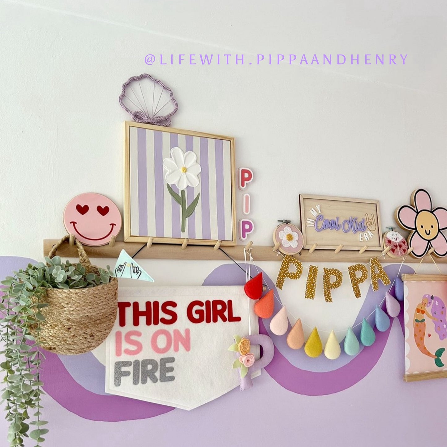 Bright Pastels Droplet Garland