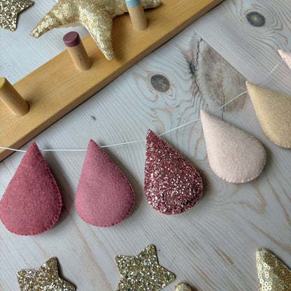 Sample Sale - Pretty Pinks Droplet Garland