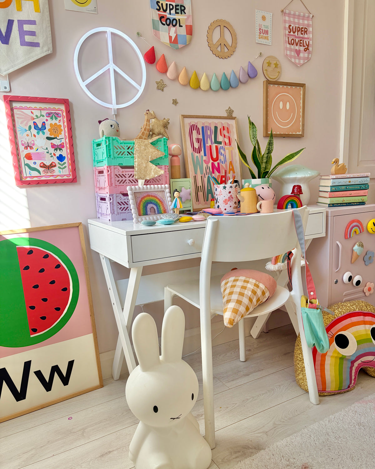 Bright Pastels Droplet Garland