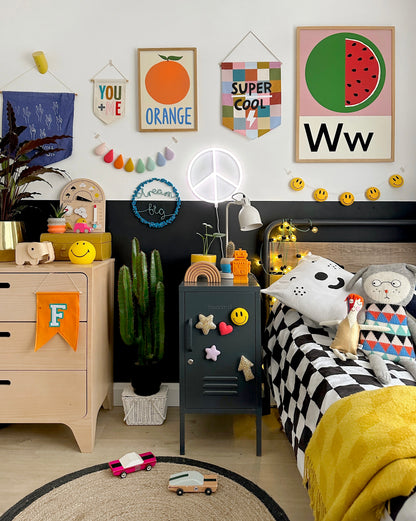 Smiley Face Garland - In your choice of colours