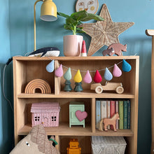 Load image into Gallery viewer, Gingham Garland with greens, blues and mustard (New!)

