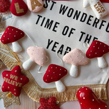 Load image into Gallery viewer, Toadstool Garland - made in your choice of colours
