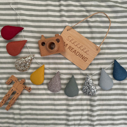 Earthy Tones Droplet Garland (New)