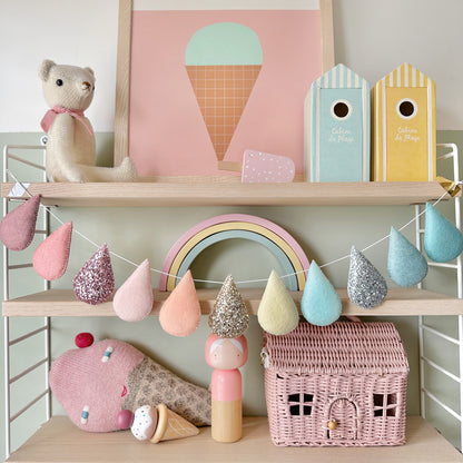 Pastel Ice Cream Shades garland