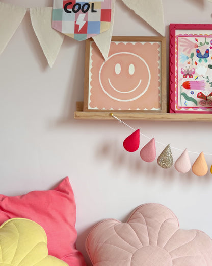 Confetti Colours Droplet Garland