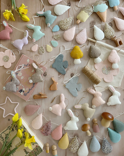 Custom colours Bunny Garland