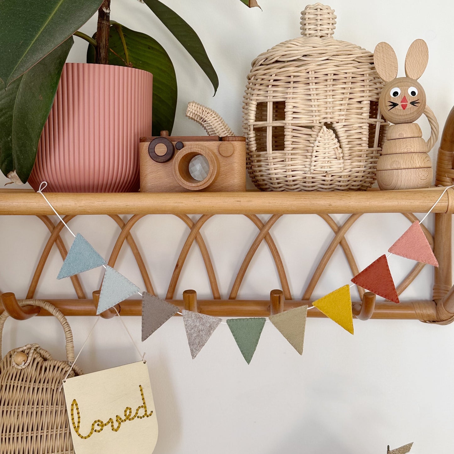 Dinky Bunting Garland - in your choice of colours