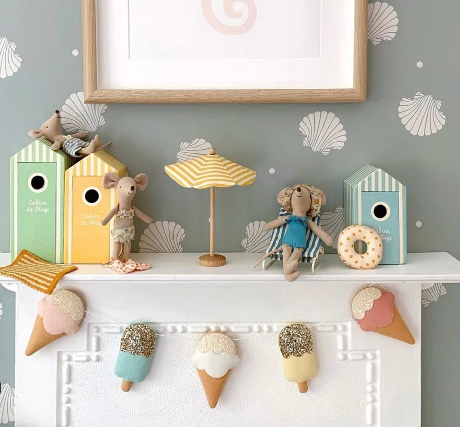 Ice cream Garland- made in your choice of colours