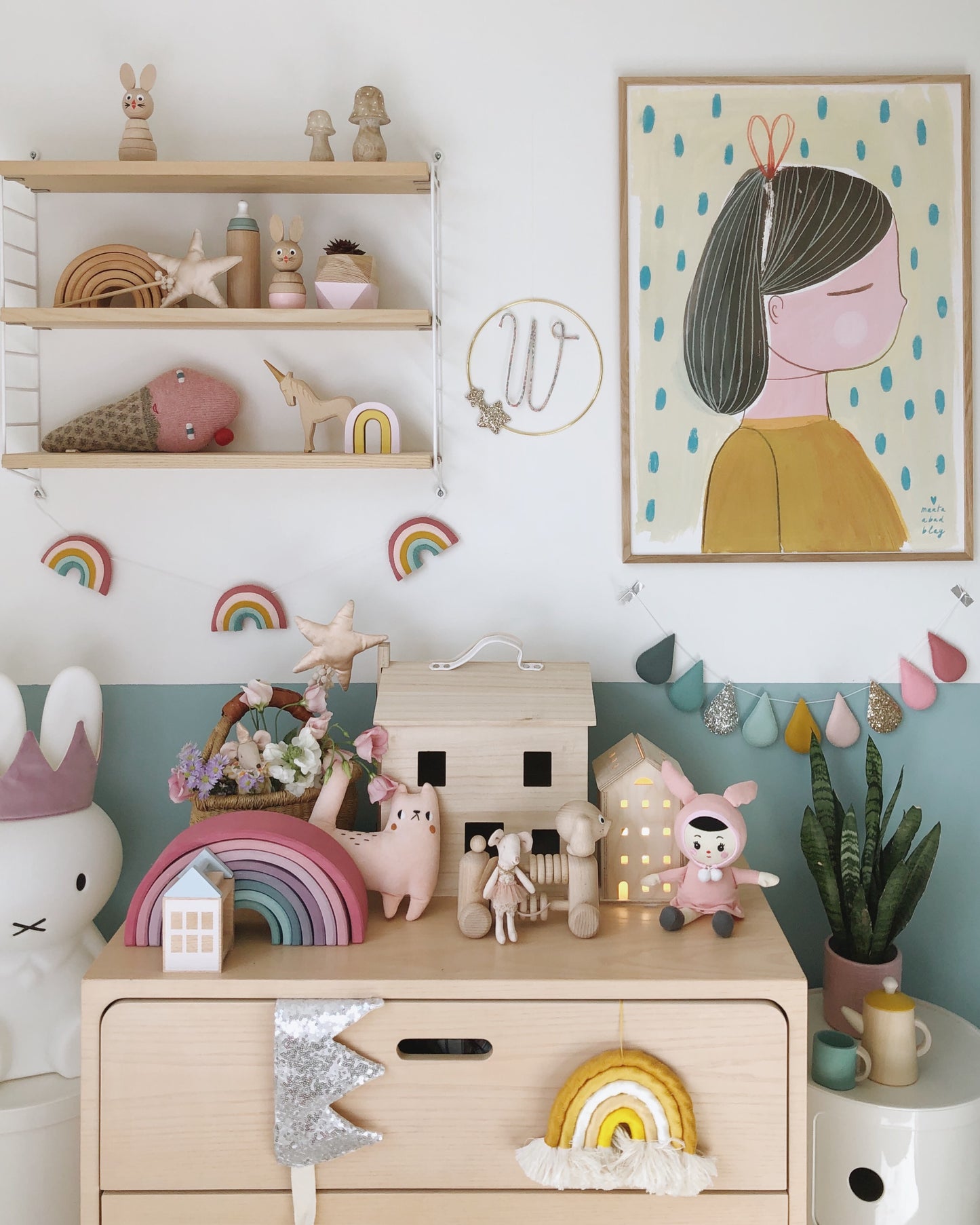 Springtime Droplet garland