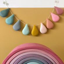 Load image into Gallery viewer, Springtime Droplet garland - no glitter. Made to order.
