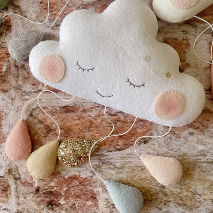 cloud decor velveteen babies