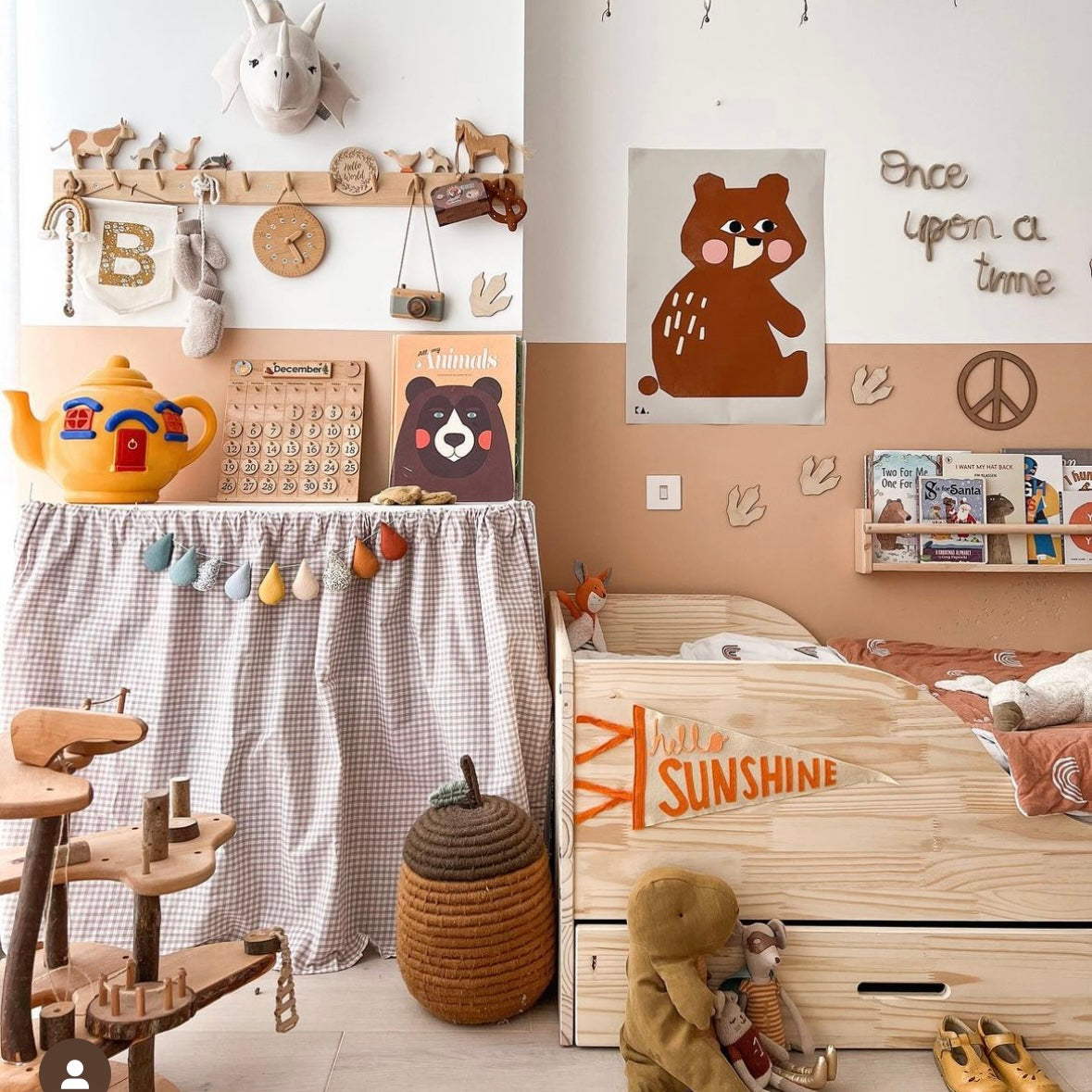 Droplet Garland- Rusty Blues