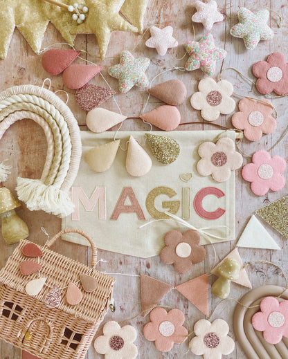 Dinky Droplet Garland - in your choice of colours