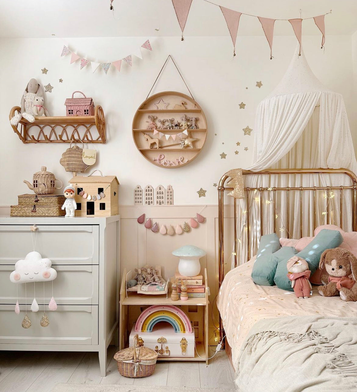 Droplet Garland - Pretty Pinks