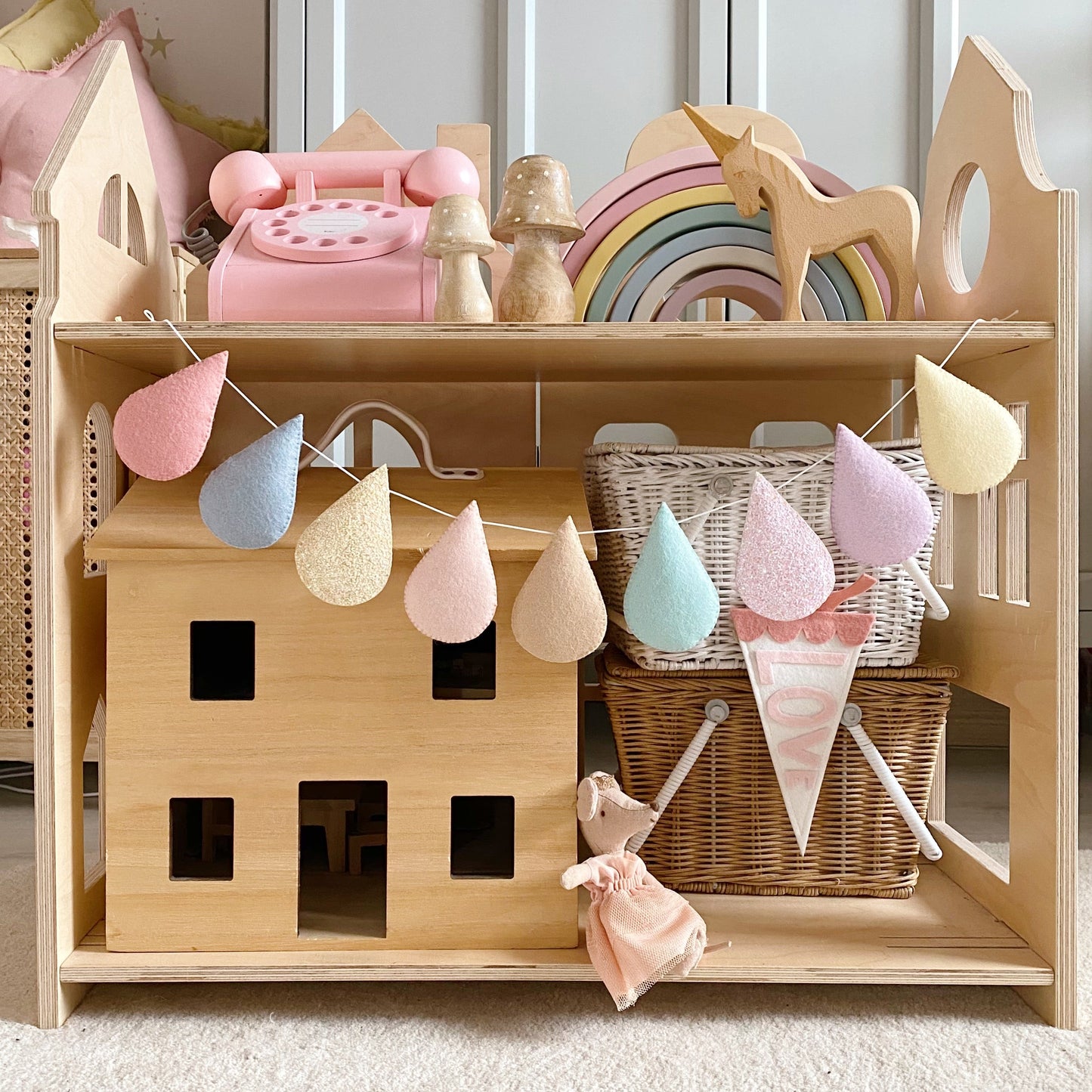 Droplet Garland - Dreamy Pastels