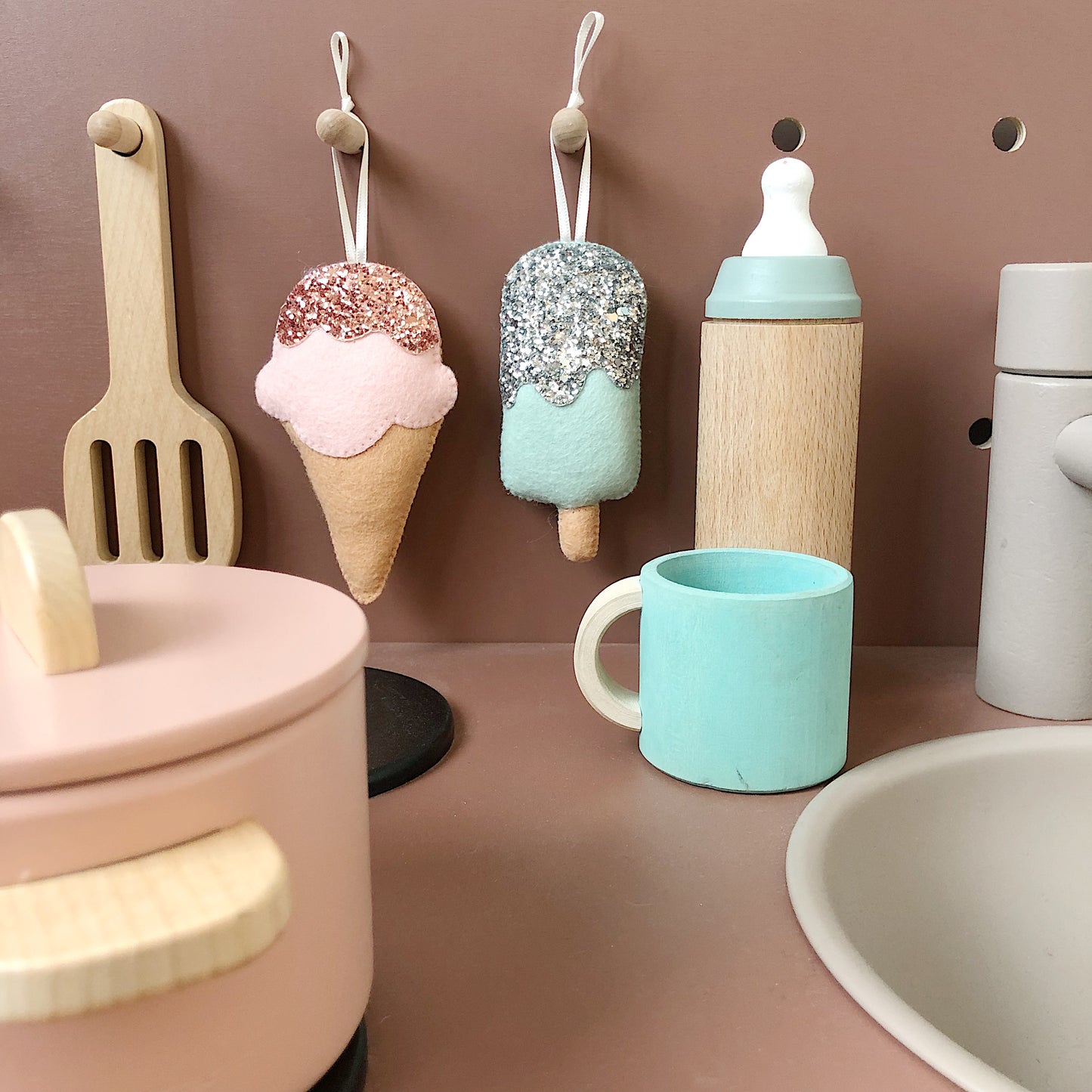 Ice cream decoration in custom colours -Made to order.