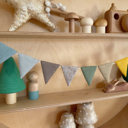 Dinky Bunting Garland - in your choice of colours