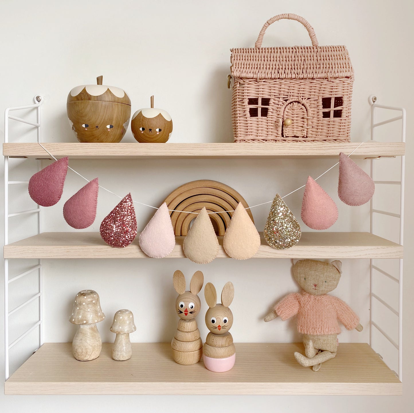 Droplet Garland - Pretty Pinks