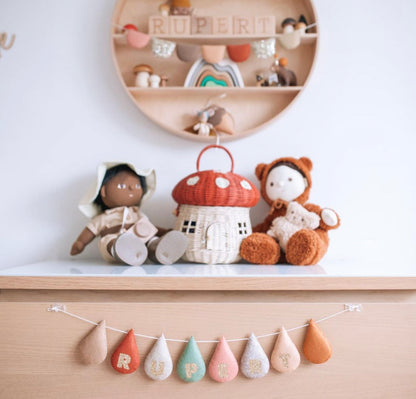 Personalised Name/Word Droplet Garland