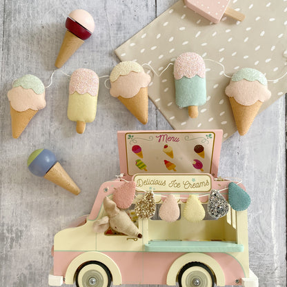 Ice cream Garland- made in your choice of colours