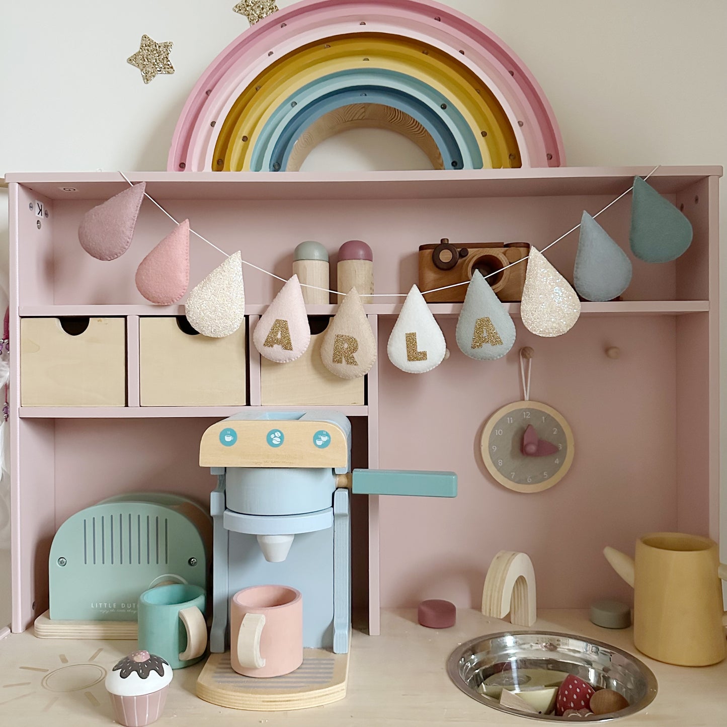 Personalised Name/Word Droplet Garland