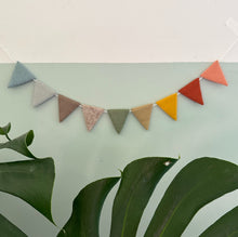 Load image into Gallery viewer, Dinky Bunting Garland - in your choice of colours
