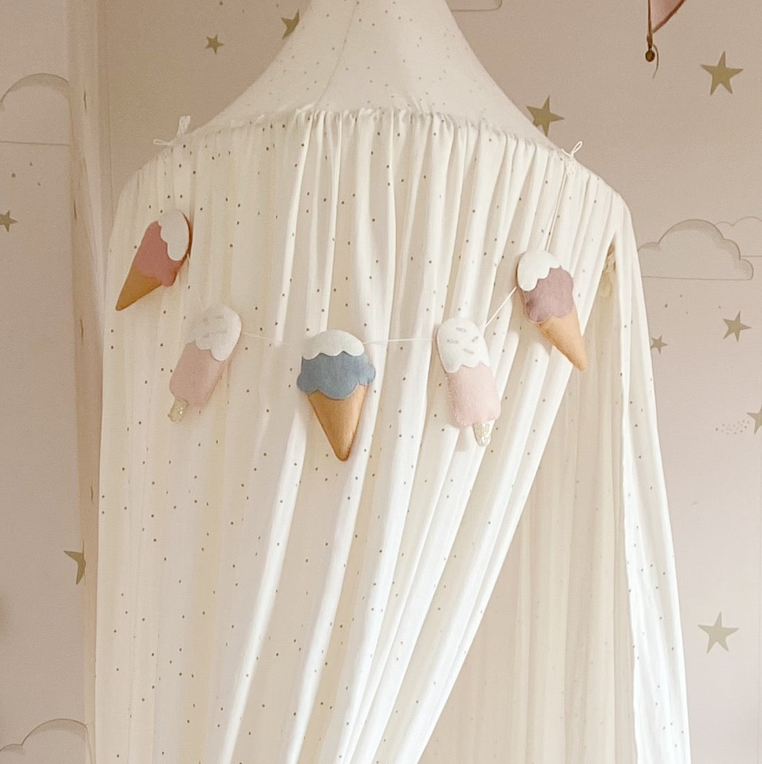 Ice cream Garland- made in your choice of colours