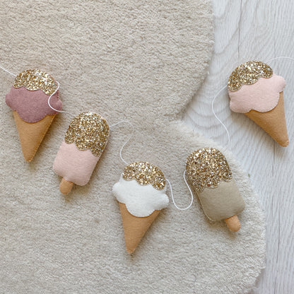 Ice cream Garland- made in your choice of colours
